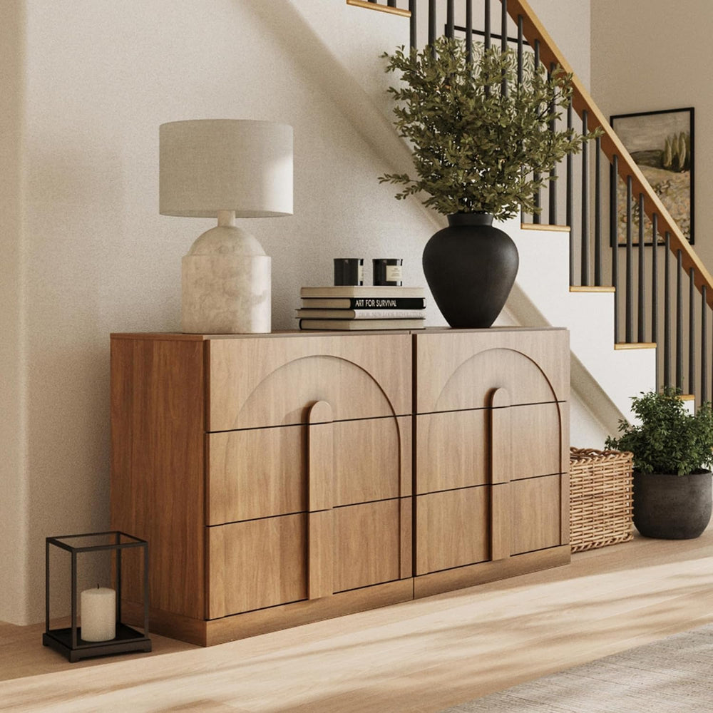 BELLEZE Bijou Bookcase with Drawer, Set of 2 - Camel