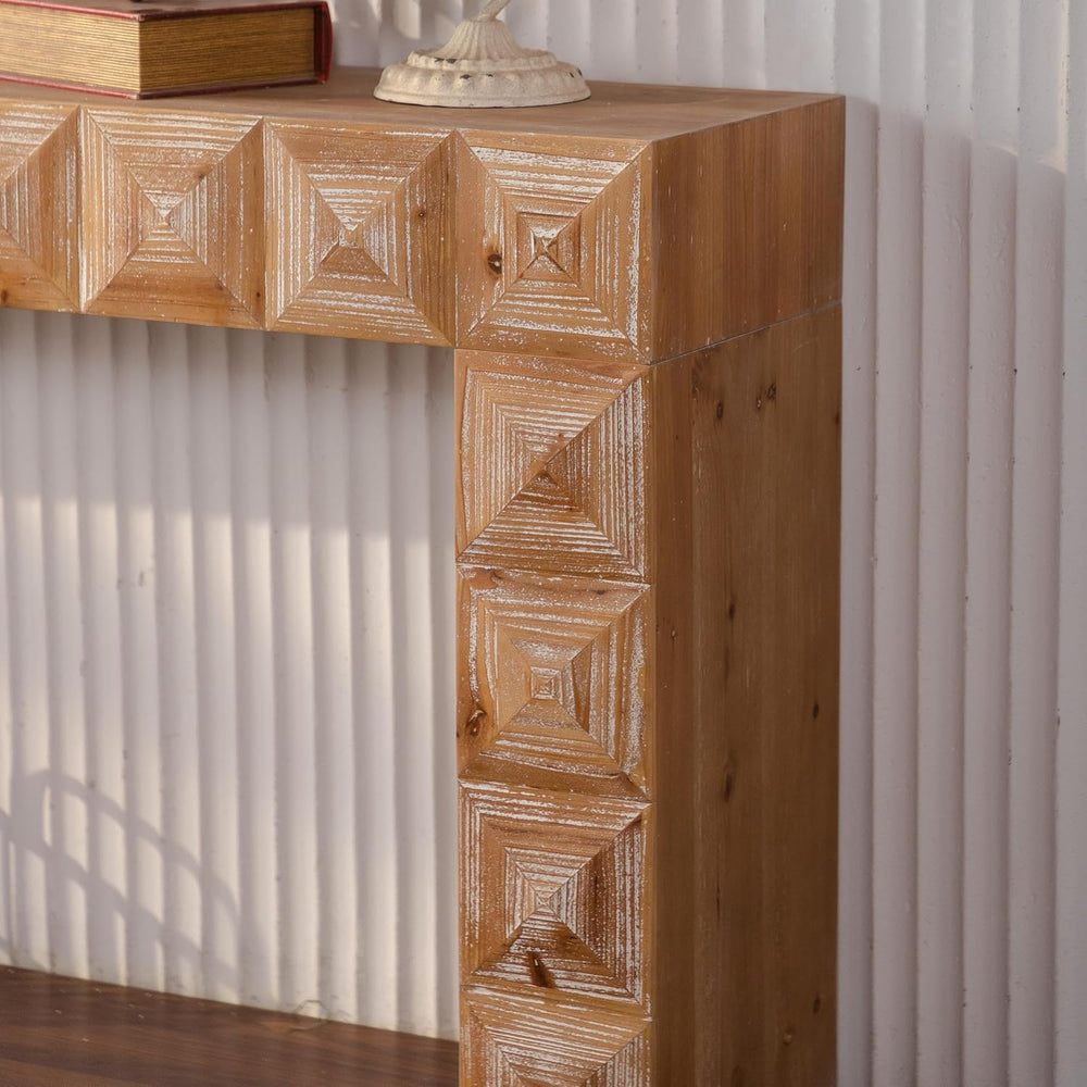 Narrow Console Table for Entryway, 59.06 Inches Long Sofa Table Behind Couch,...