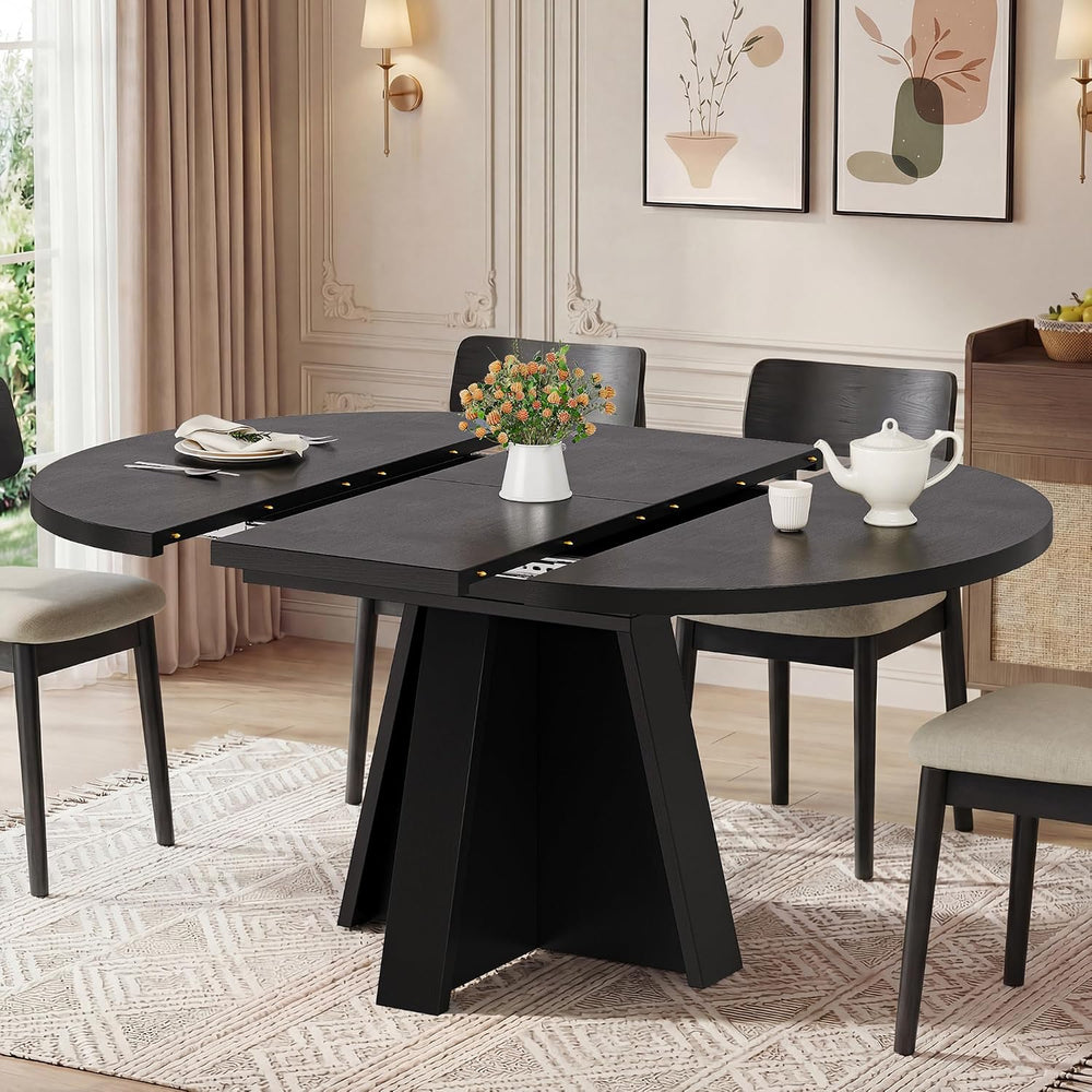 Einhomn 43"-59" Extendable Dining Room Table for 4-8 People, Oval D...