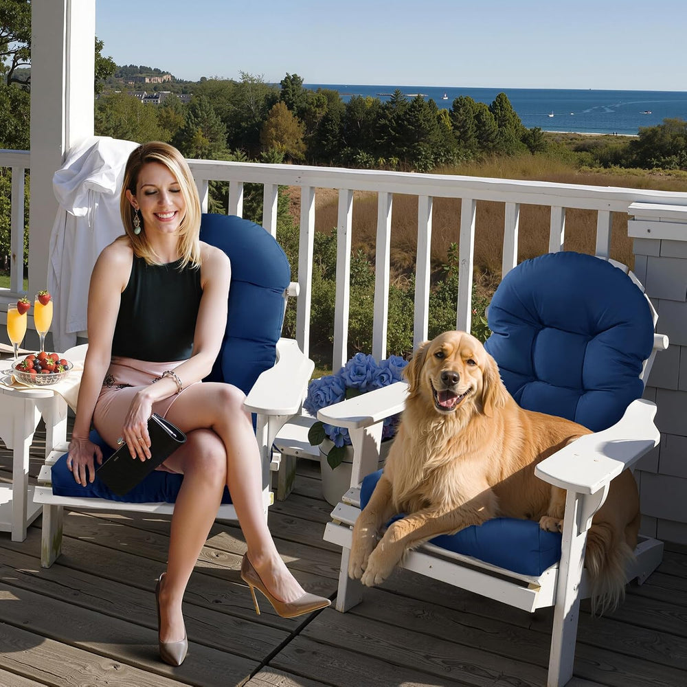 Rocking Chair Cushion Set of 2 Printing for Outdoor Indoor Furniture