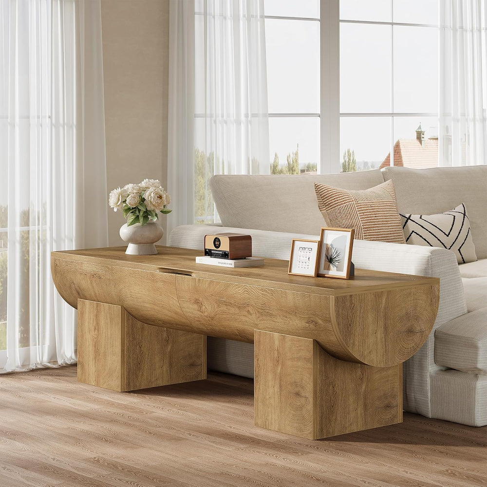 Tribesigns 55" Storage Bench with 2 Safety Hinges, Farmhouse Shoe Bench ...