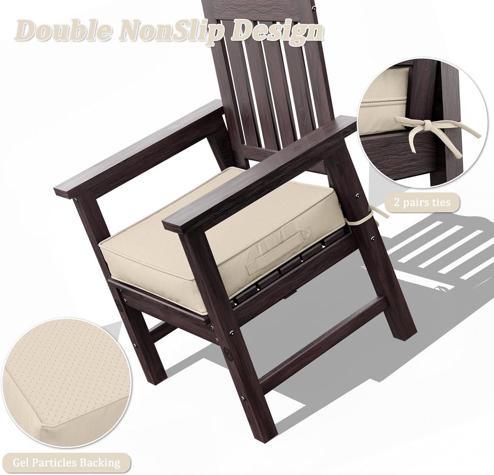 Outdoor Chair Cushions 19 X 19 X 4 Inch Patio Furniture Cushions Waterproof &...