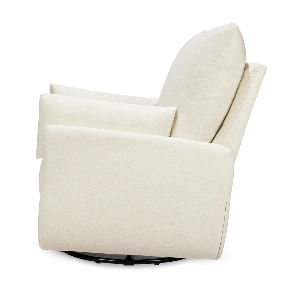 Davinci Juno Swivel Glider, GREENGUARD Gold Certified, Vanilla