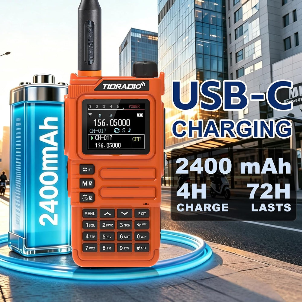TIDRADIO TD-H9 10Watt GPS&APRS Ham Radio Multi-Band;Capable of Bluetooth ...