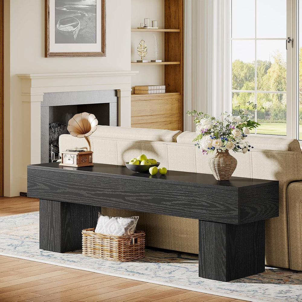 Tribesigns 63“ Extra Long Entryway Bench, Indoor End of Bed Bench for Bedroom...
