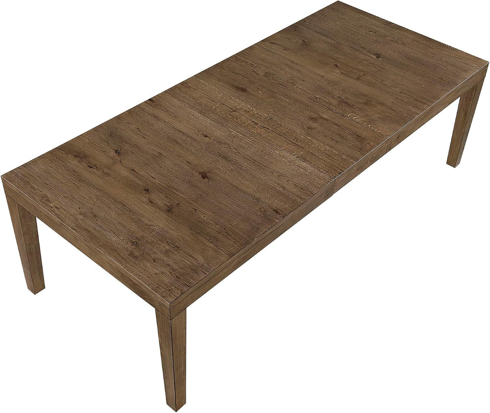 Lexicon 84-102 Inch Extendable Dining Table for 4-8 People, Large Rectangle W...