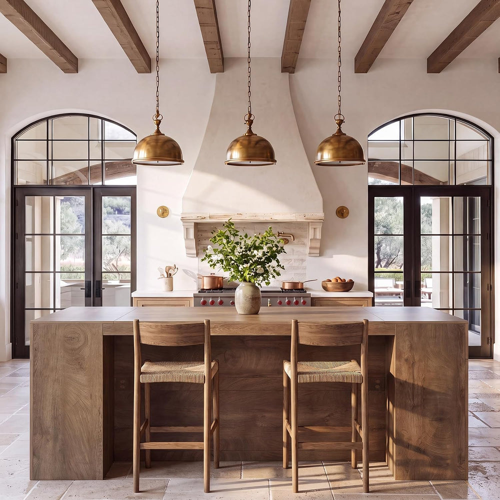 Tribesigns 78.7" Large Kitchen Island Table with Storage & Seating S...