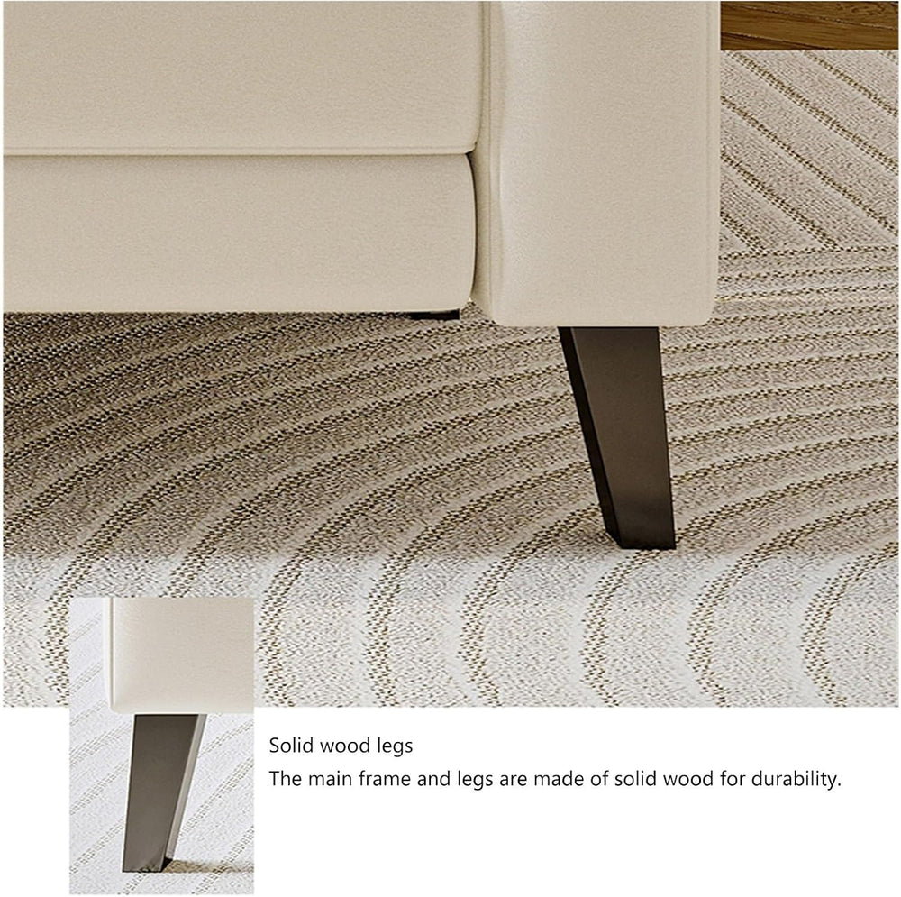 Modern Cloth Bedroom Bench for End of Bed, Modern Upholstered Ottoman Long En...