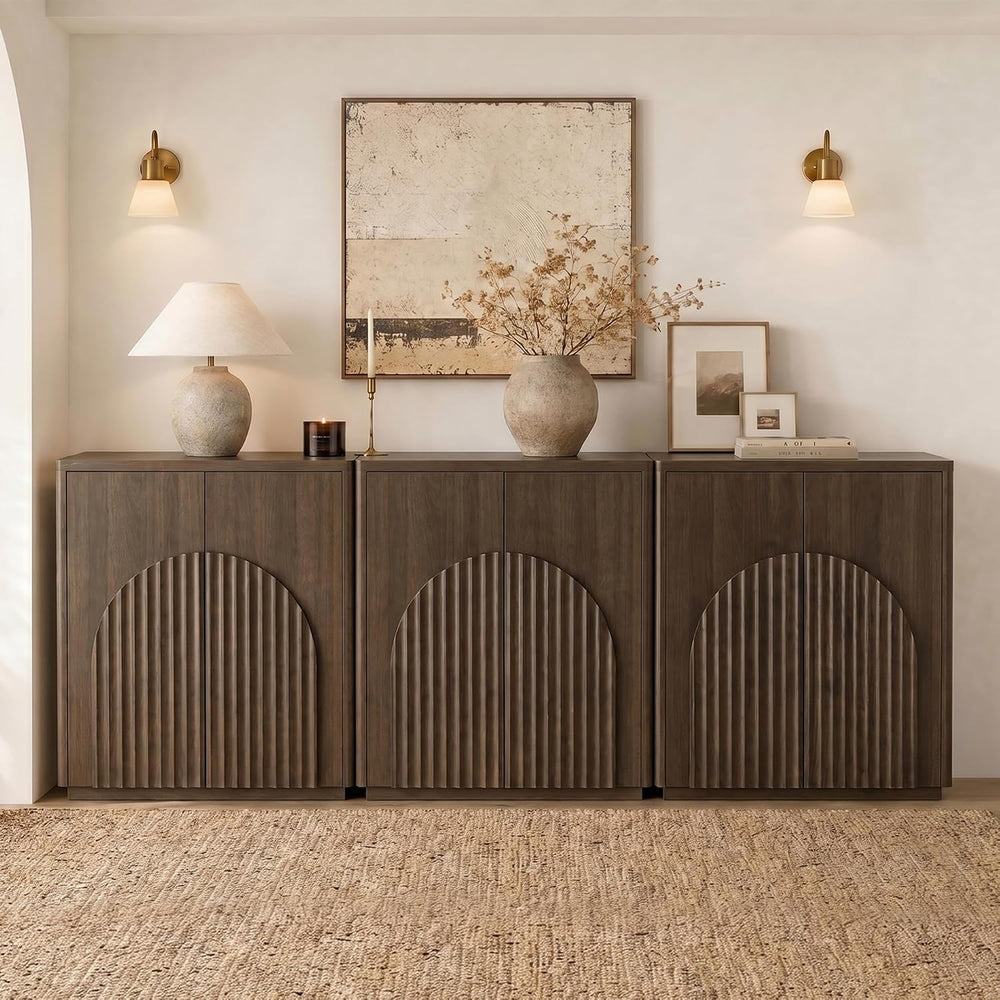 CHITA Sideboard Buffet Cabinet with Storage, Small Storage Cabinet with Doors...