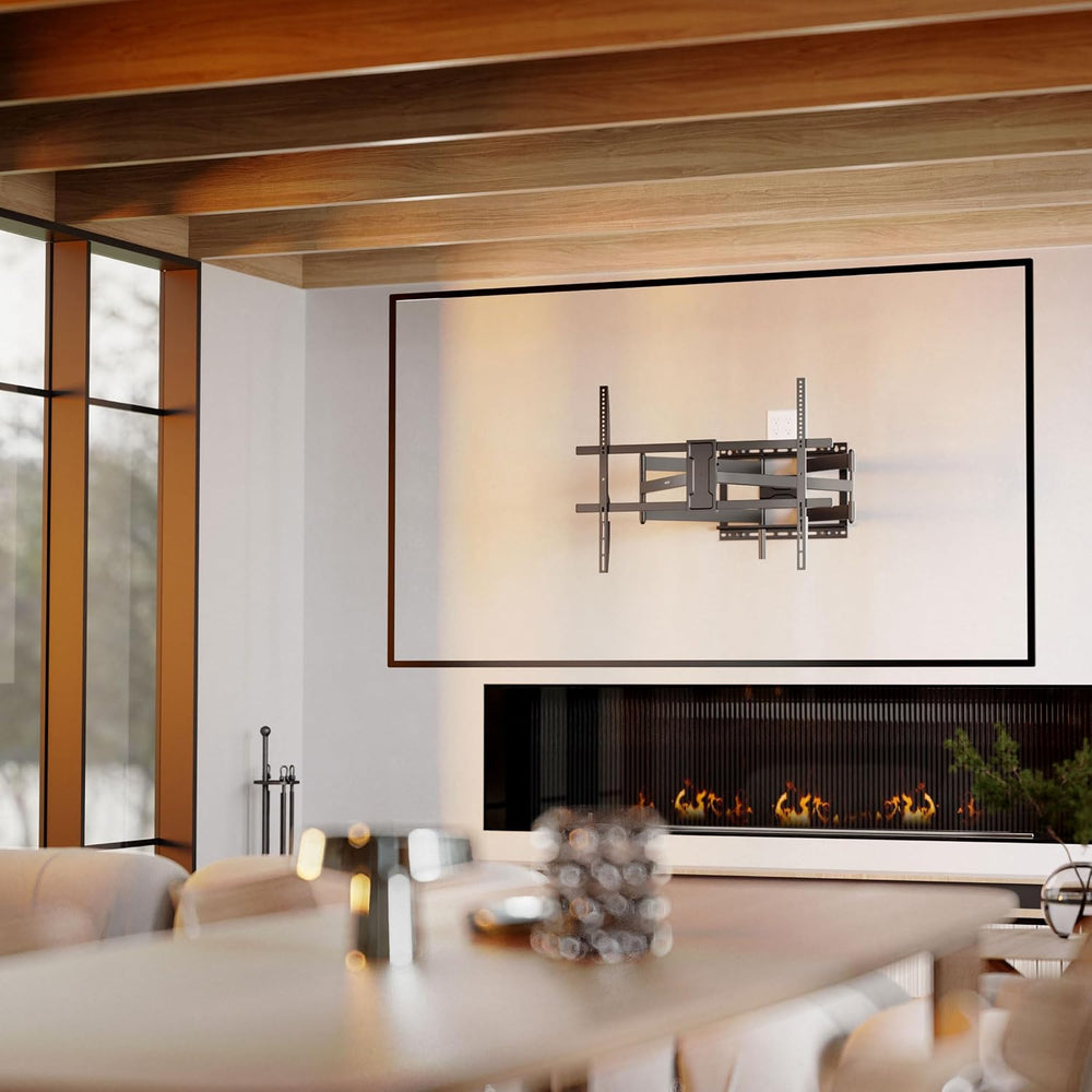 Mount-It! Corner Long Arm TV Wall Mount, 43-100", 132 lbs | Extra-long 4...