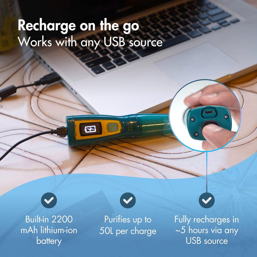 SteriPen Ultra UV Water Purifier, USB Rechargeable