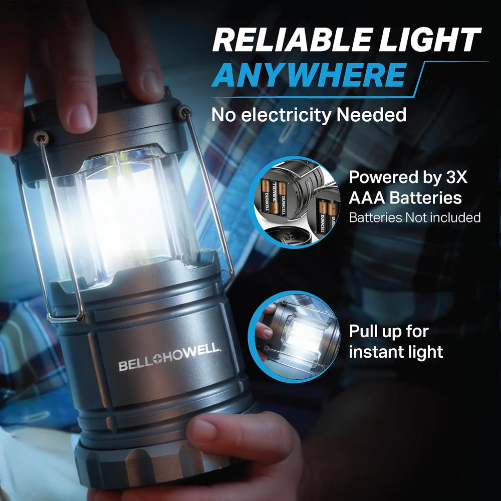 TACLIGHT Multipurpose Camping Lanterns, 4 Pack, Battery Powered