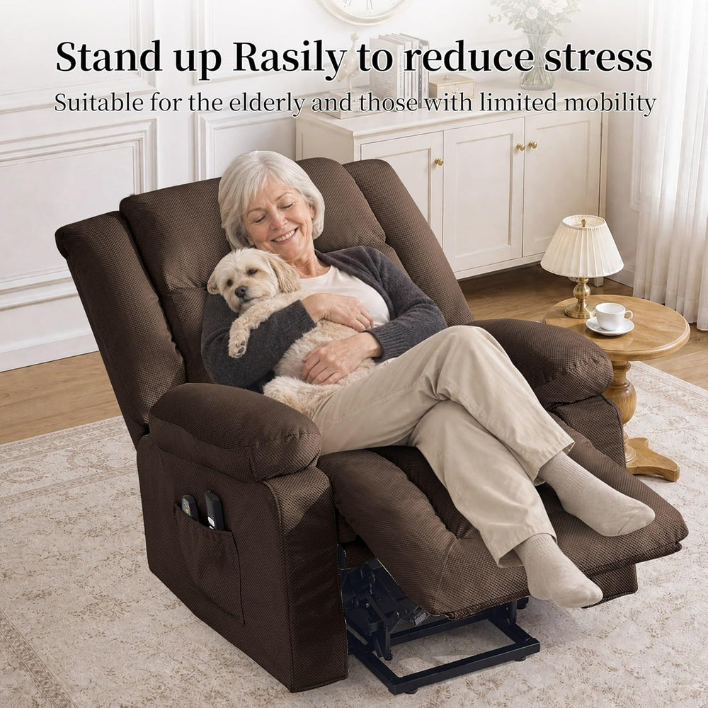 Korser Dual Motor Power Lift Recliner Chair for Elderly with Massage and Heat...