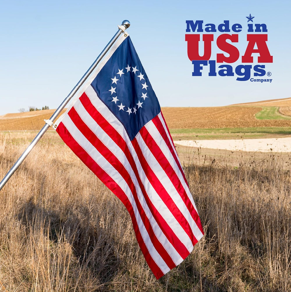 Betsy Ross Flag 3x5-13 Star 1776 American Flag Nylon Made in USA