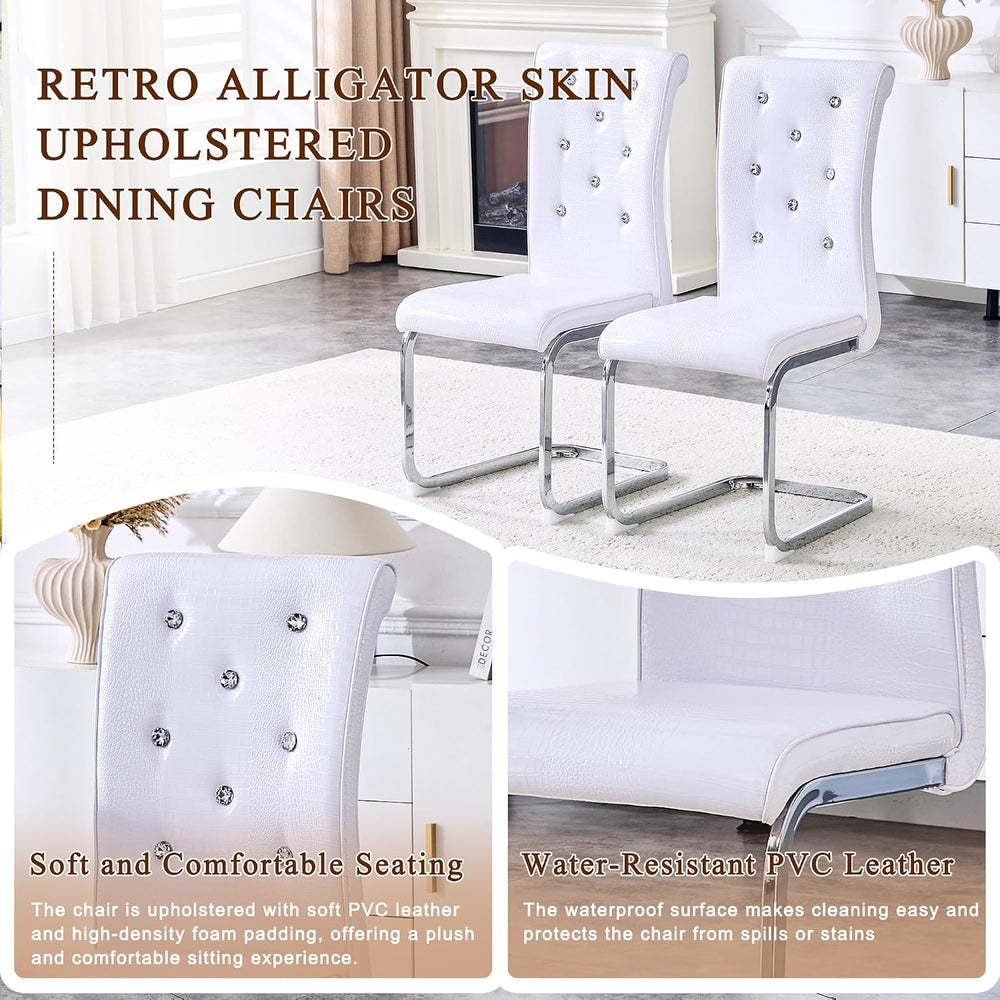 Dining Table Set for 6, Kitchen Table Chairs Set of 6, Modern Dining Room Set...