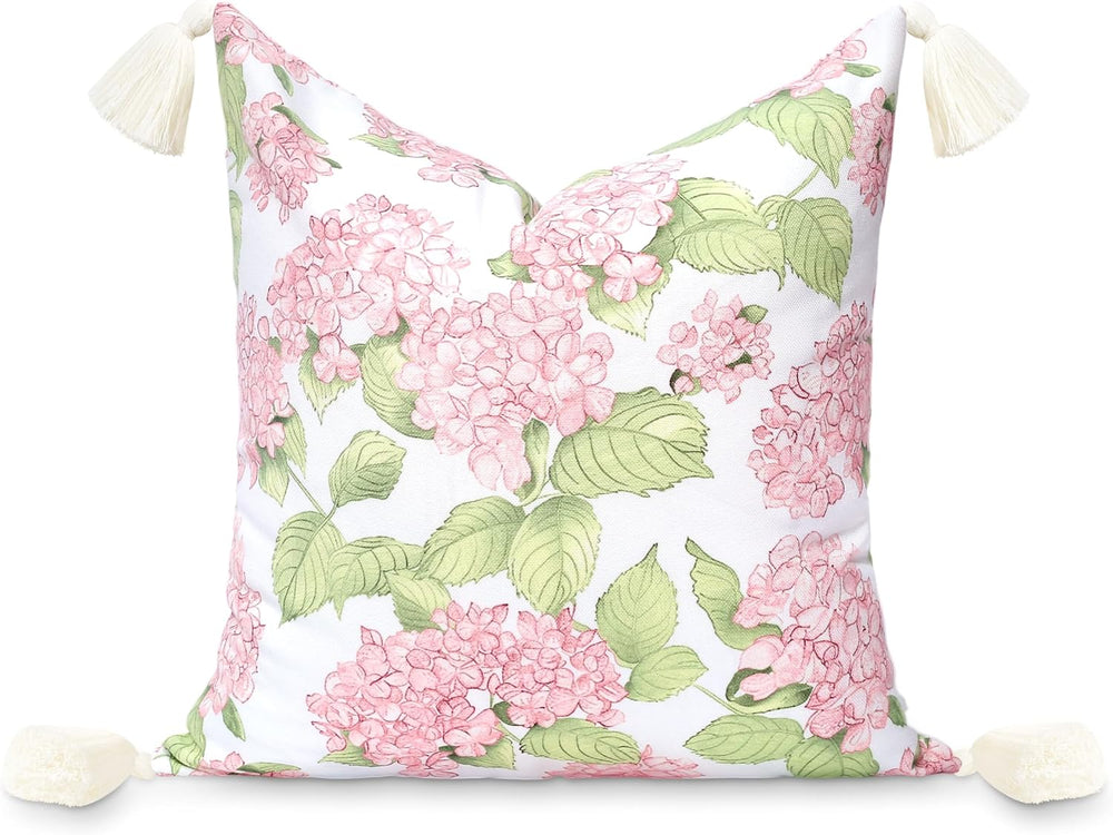 Hofdeco Premium Coastal Patio Indoor Outdoor Throw Pillow Cover Only, 18"...