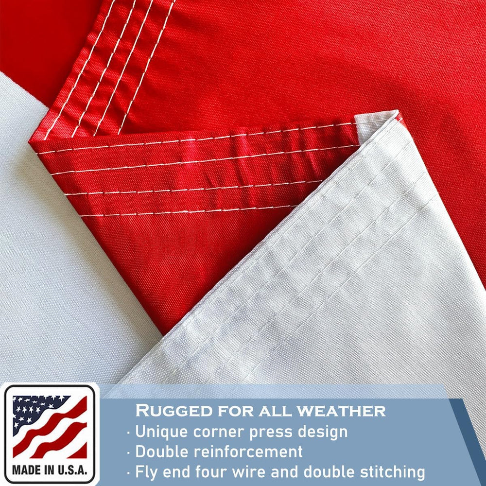 Texas State Flag 3x5 FT Made in The USA- Heavy Duty Vibrant Colors Double Sid...