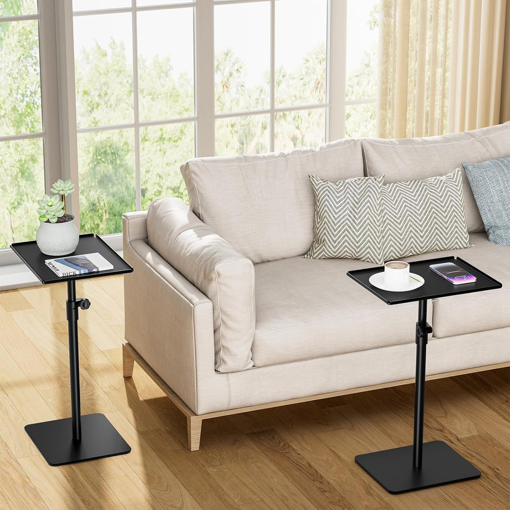 RCHYFEED Small Side Tables for Small Spaces, End Table Metal Side Table Set o...
