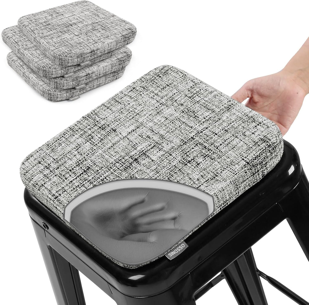 SINOSSO Magnetic Chair Pads for Metal Chairs Non-Slip, 11" Square Memory...