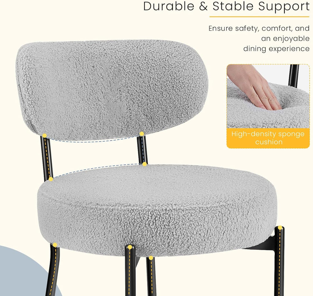 NEWBULIG Dining Chairs Set of 4, Mid Century Modern Dining Room Kitchen Side ...