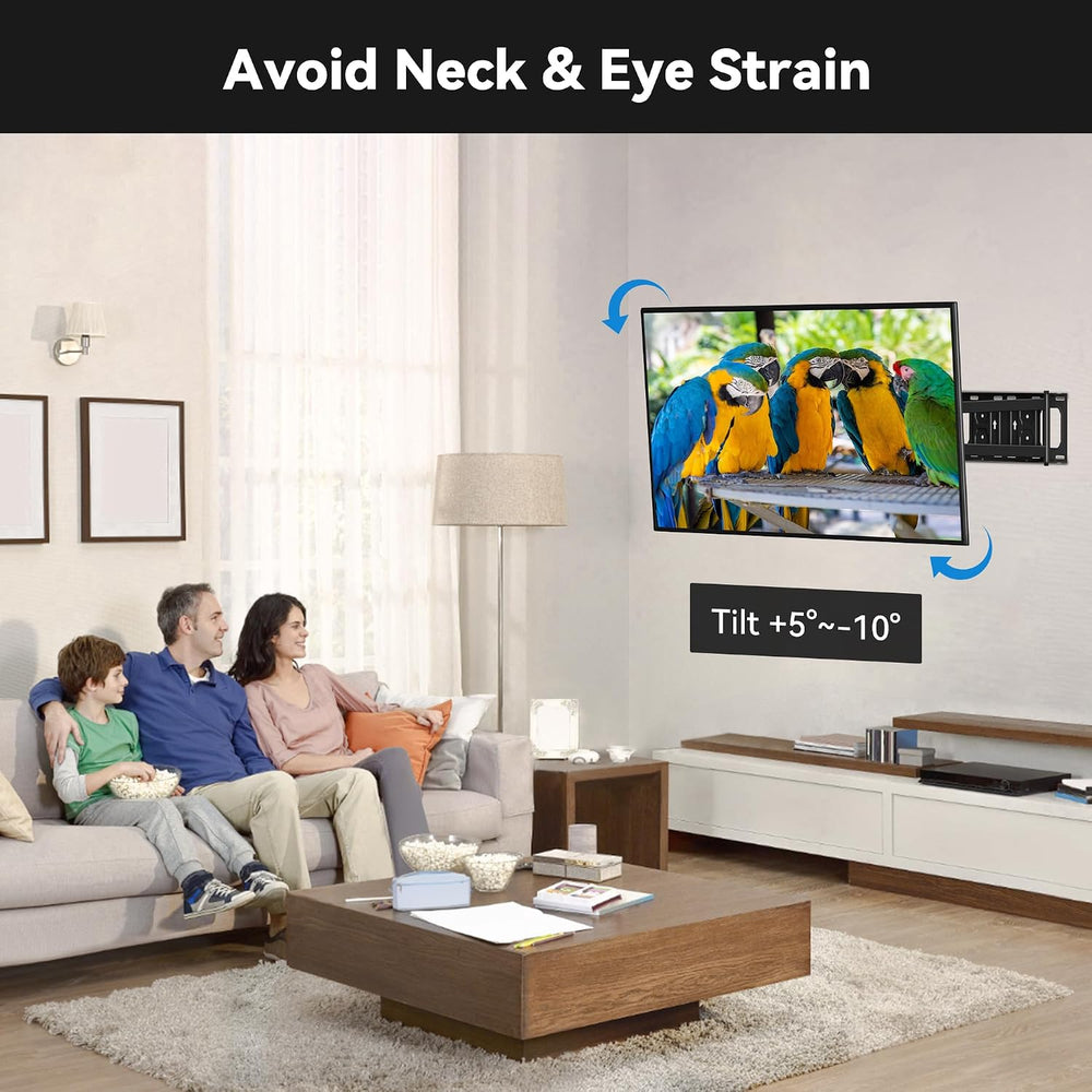 FORGING MOUNT Long Arm Corner TV Wall Mount for 26-60 Inch TVs | 25.6" F...