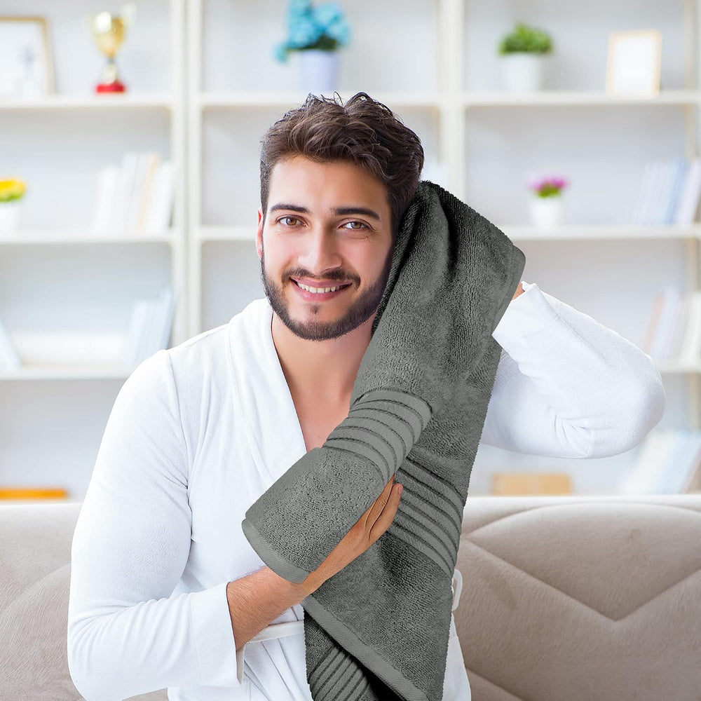 Utopia Towels 4 Pack Bath Towels Set, 27 by 54 Inches, 100% Ring Spun Cotton,...
