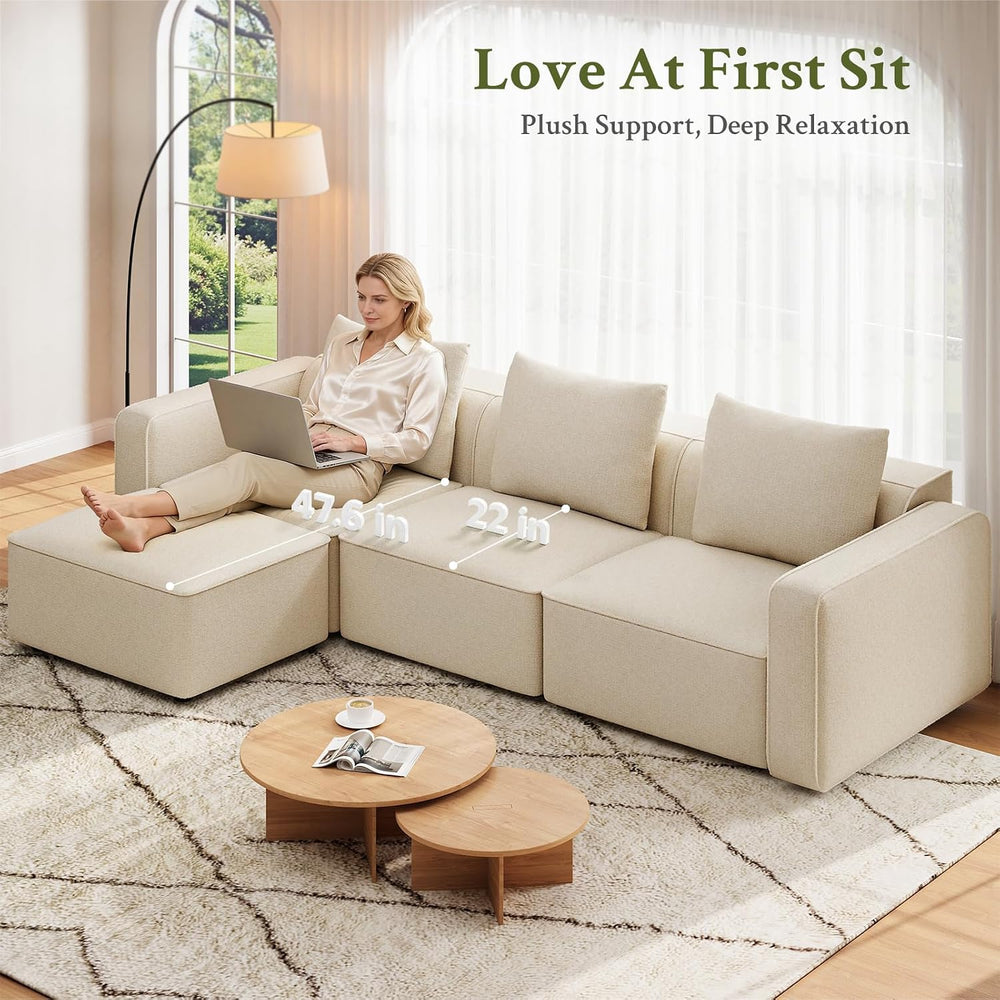Welzona 75" Loveseat, Chenille Love Seat Sofa, Small Couch for Small Spa...