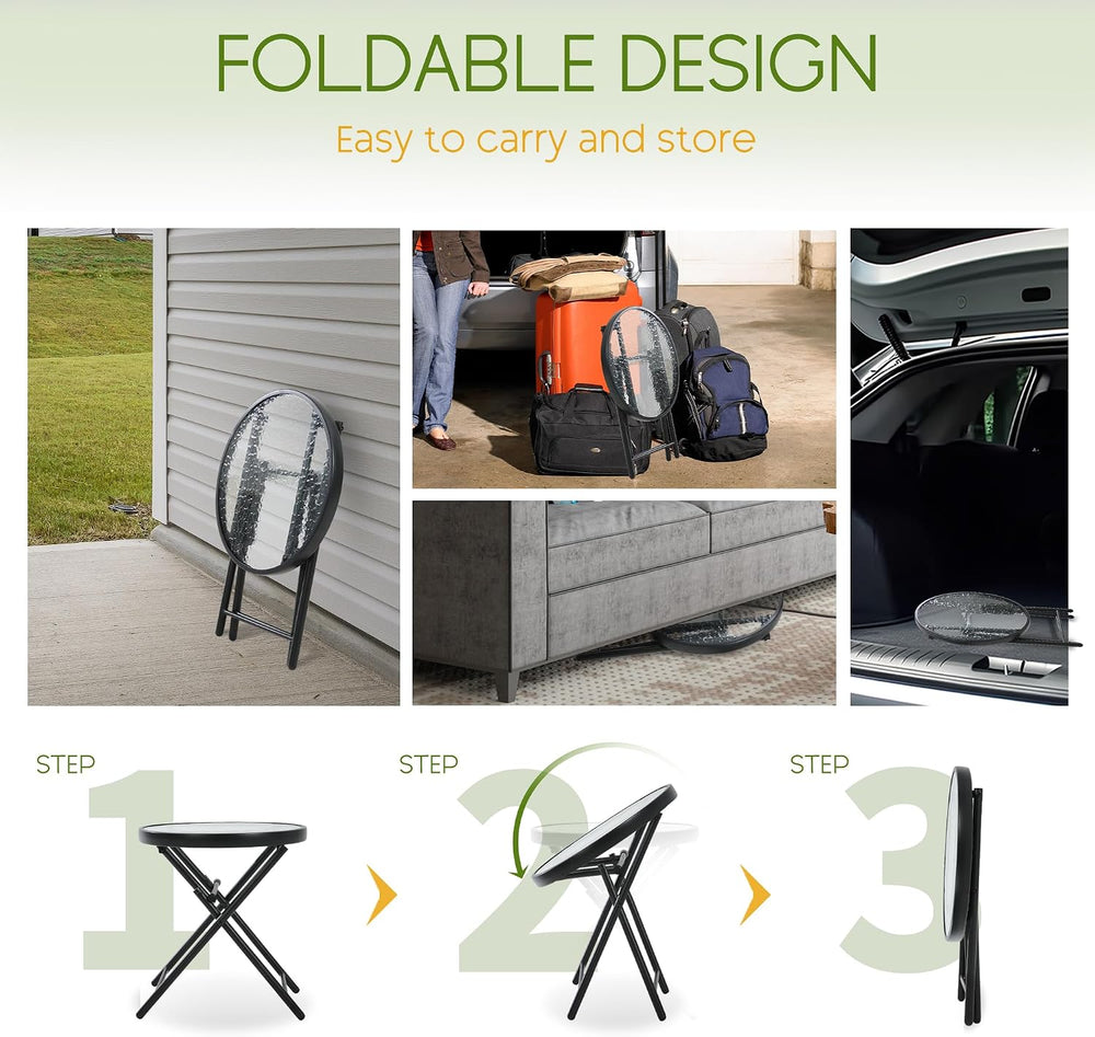 Folding Outdoor Side Table