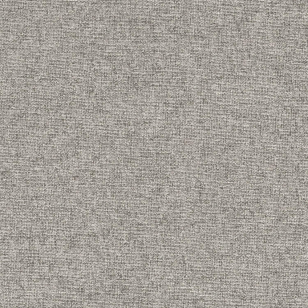 SIMPLIHOME Oregon 42" Wide Linen Look Fabric Storage Ottoman in Cloud Grey