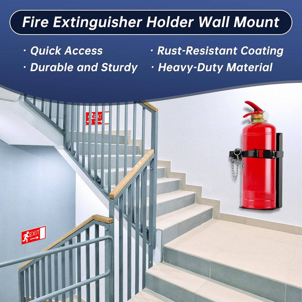 New 10 LB Fire Extinguisher Mount, Heavy Duty Fire Extinguisher Bracket St12 ...
