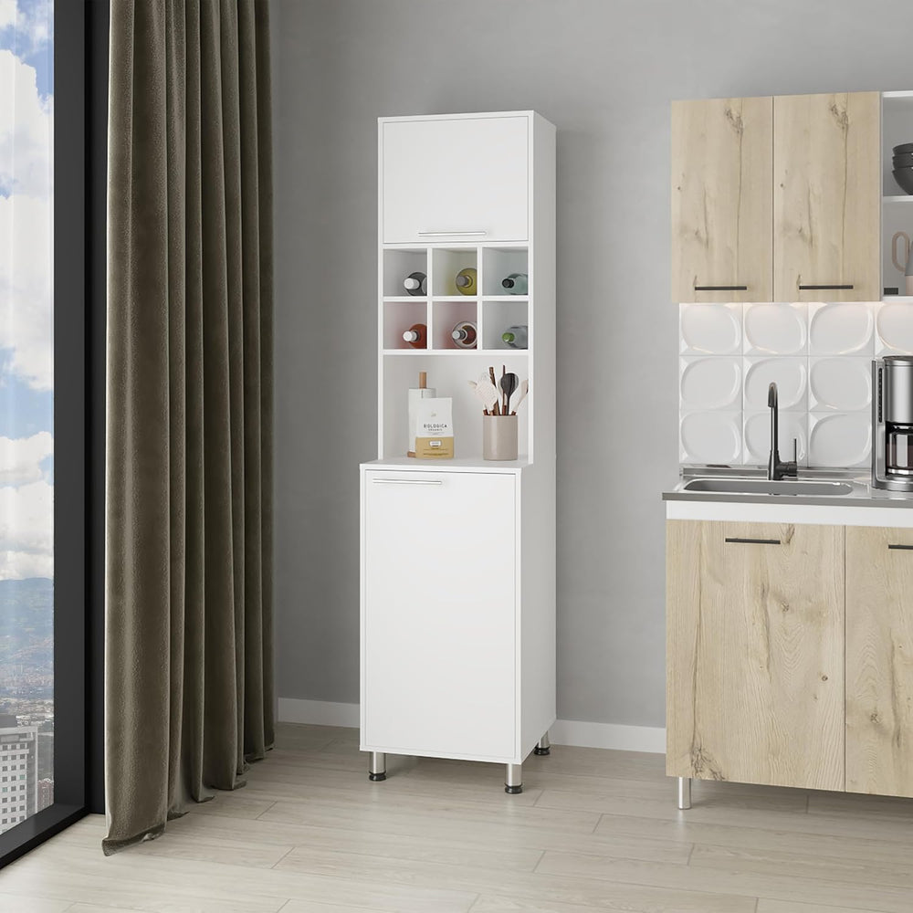 19.7" D*19.6" W*19.7" H Corner Freestanding Kitchen Pantry wit...