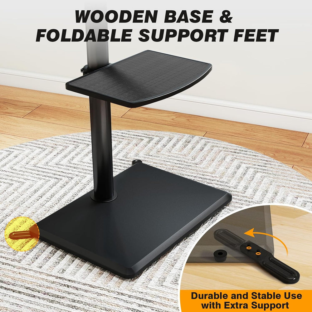 5Rcom Floor TV Stand with Mount for 32-60 inch TVs, Swivel and Height Adjusta...
