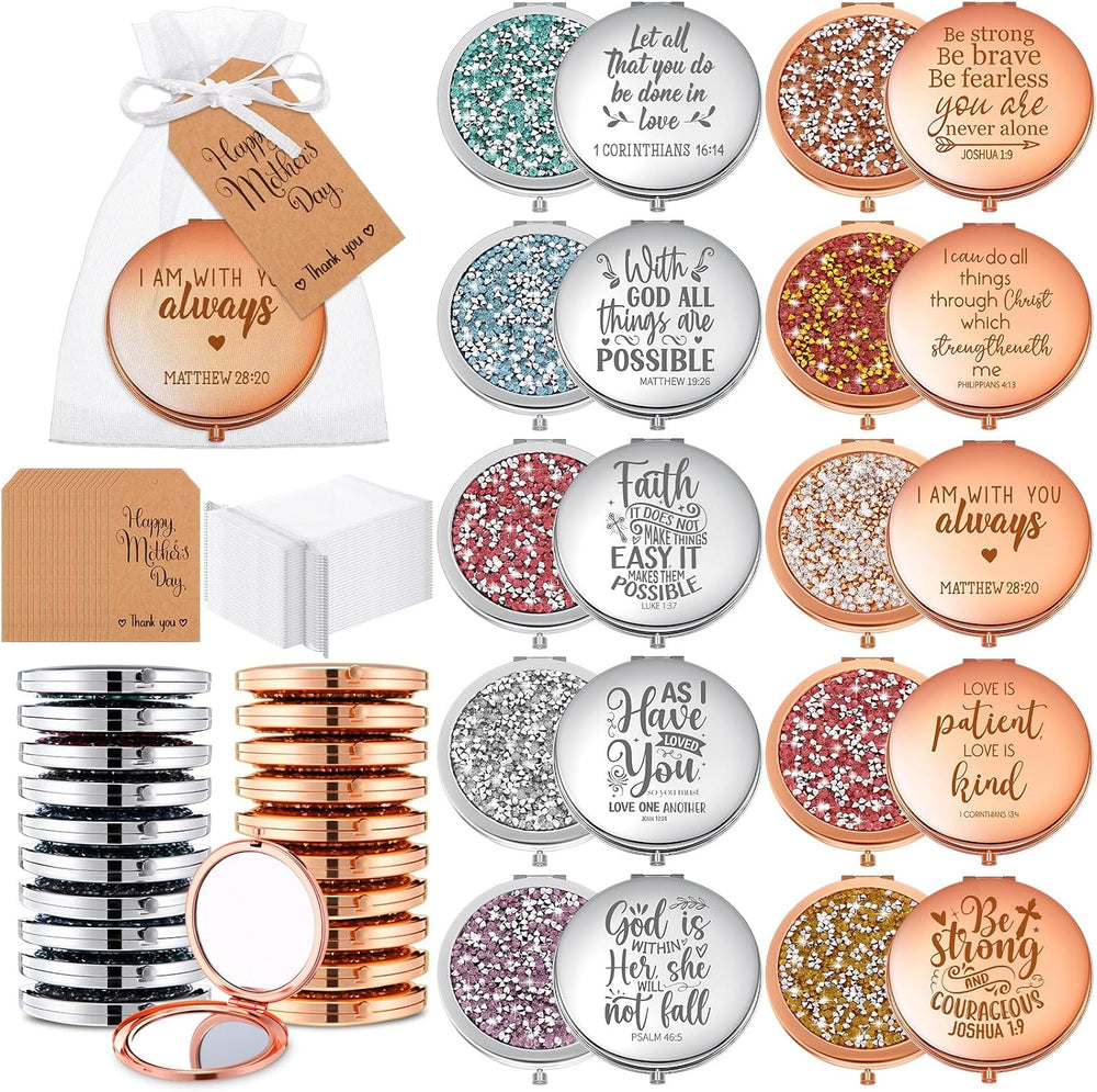 Cinnvoice 30 Sets Christian Gifts for Women Bible Verse Inspirational Pocket ...