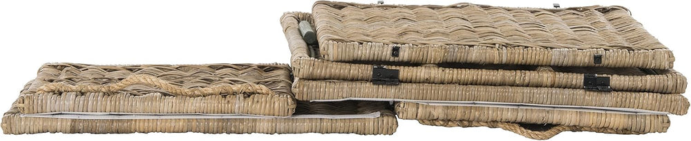 happimess Caden Collapsible Wicker Storage Trunk Chest 30", Natural | Ha...
