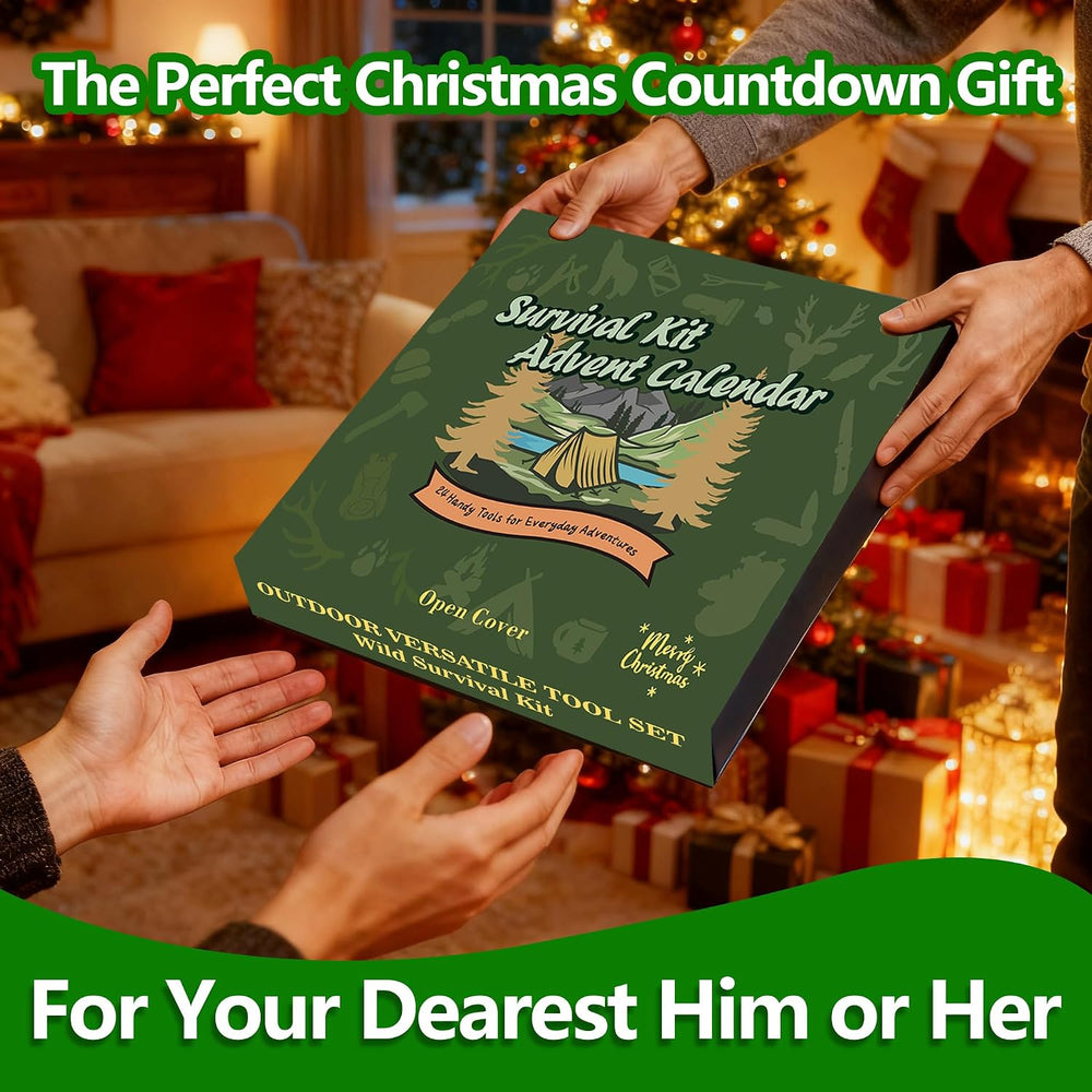 Survival Kit Advent Calendar for Men - Survival Tools Advent Calendar for Adu...