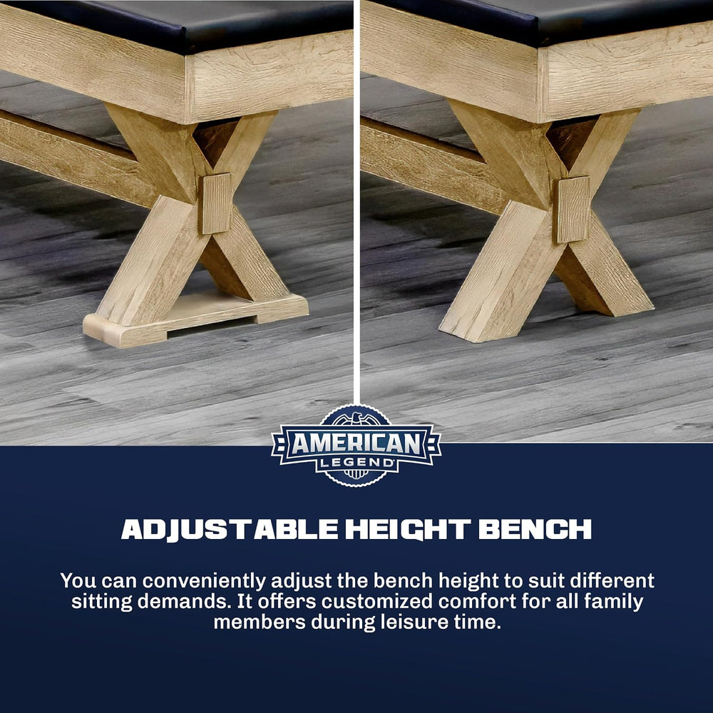 American Legend Westbrook Table Storage Benches