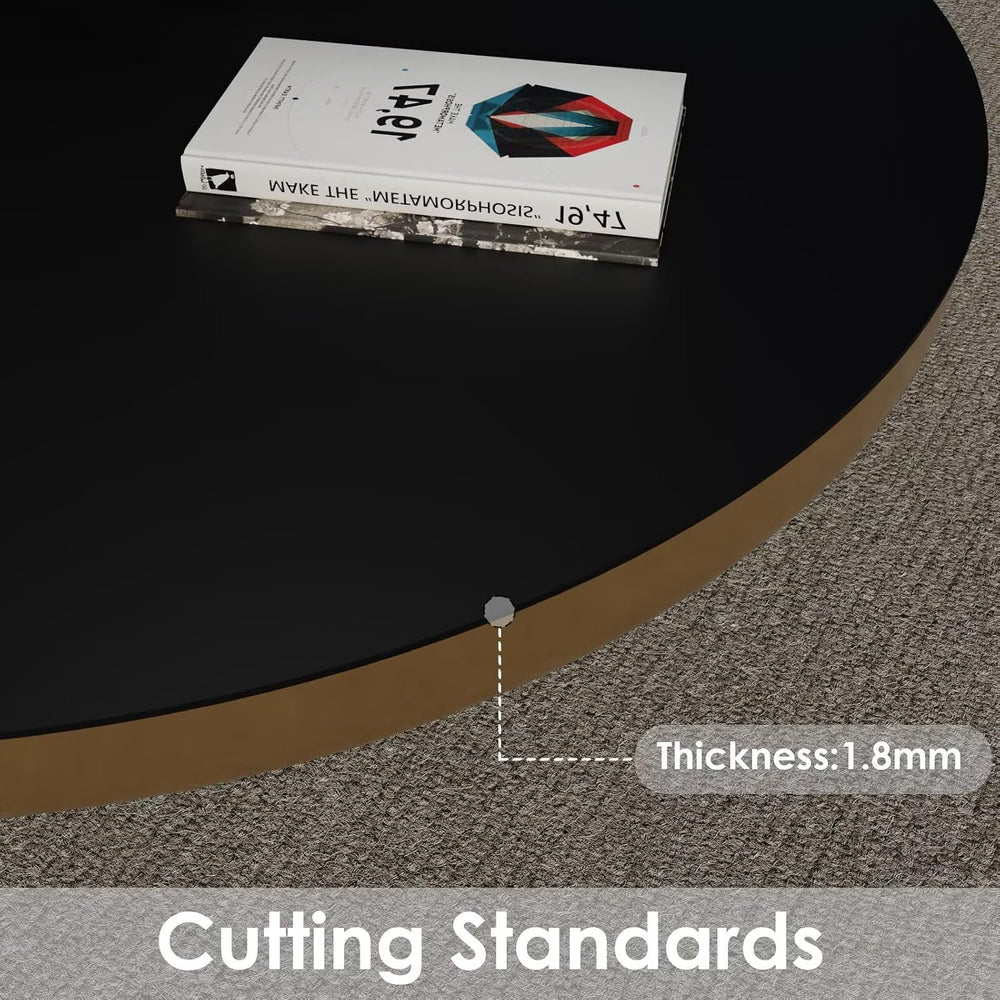 Round Table Pad,1.8mm Thick,Dia.38 Inch,Round Leather Table Cover,Round Table...