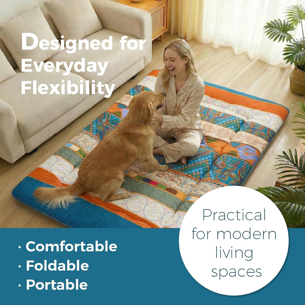 XICIKIN 2.5" Japanese Floor Mattress, Japanese Futon Mattress | Made wit...