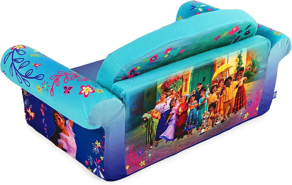 Marshmallow Furniture 2 Pack 2-in-1 Flip Open Foam Compressed Sofa Bed, Encanto
