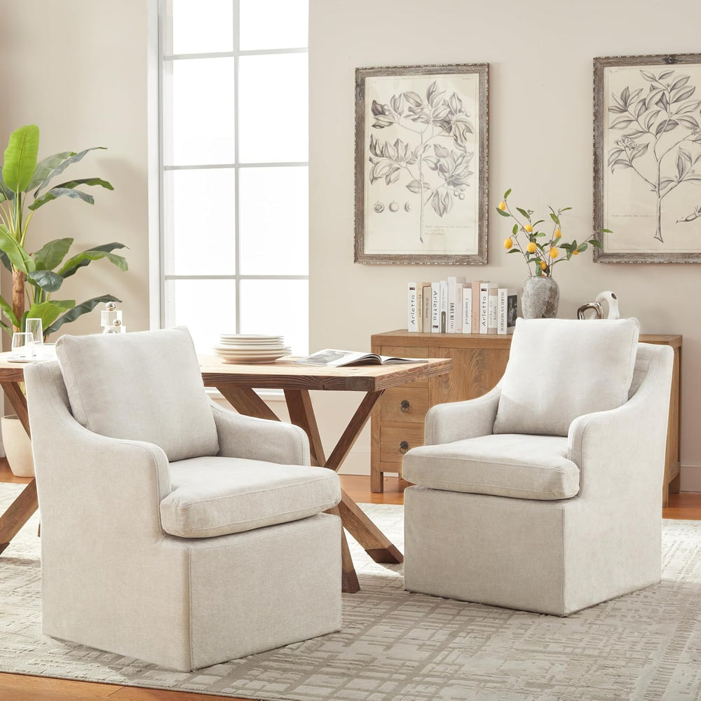 VKNOW Upholstered Dining Chairs Set of 6, Modern Kitchen Chairs Dinner Chairs...