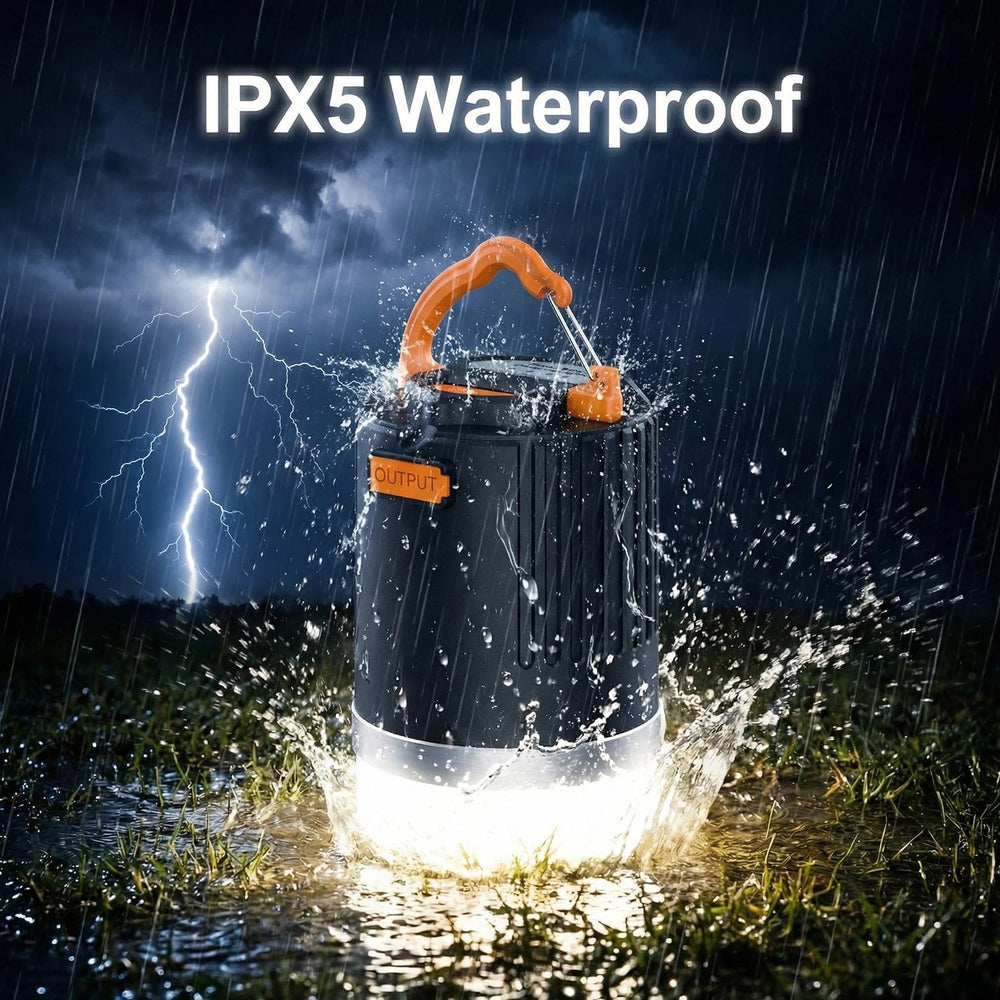 Camping Lantern for Power Outages IP65 Waterproof Camping Lights 10400mAh Por...