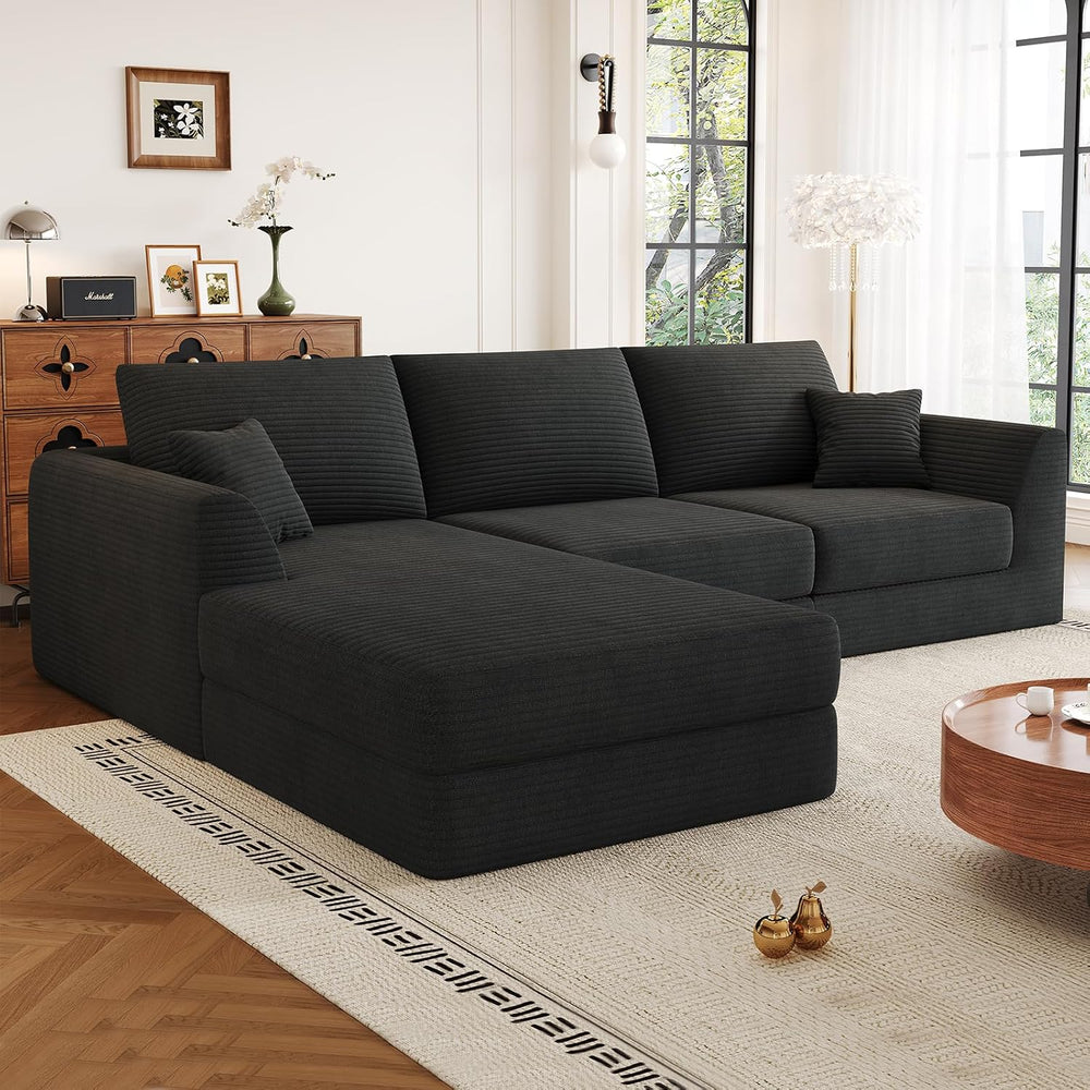 106โ Modular Sectional Sofa, Cloud Sectional Couch with Deep Seat, Modern Mod...