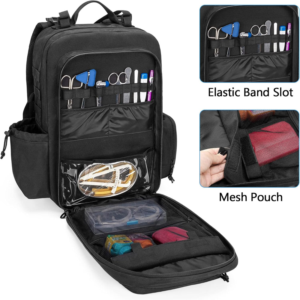 Damero Medical Tactical Backpack, Medical Supplies Bag with Top Y-Strap