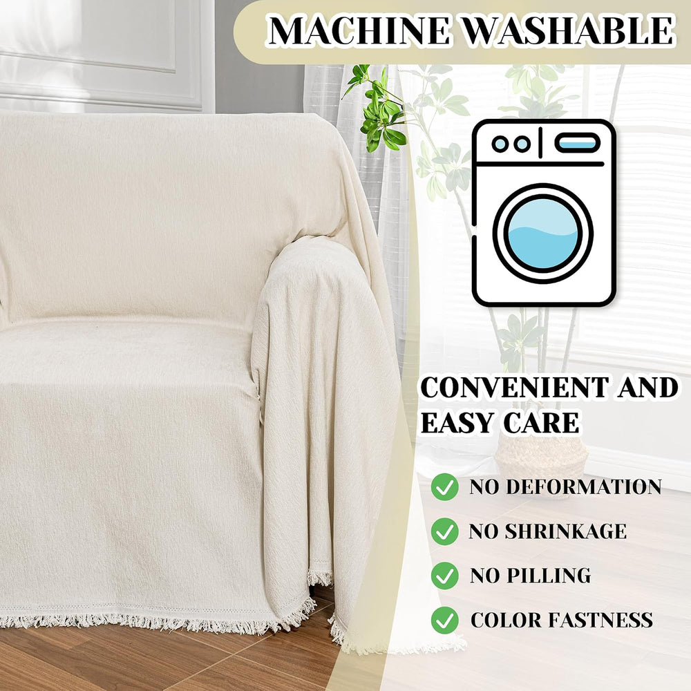 MEETSKY Oversized Chair Cover Washable Armchair Sofa Cover for Dog, Couch Pro...