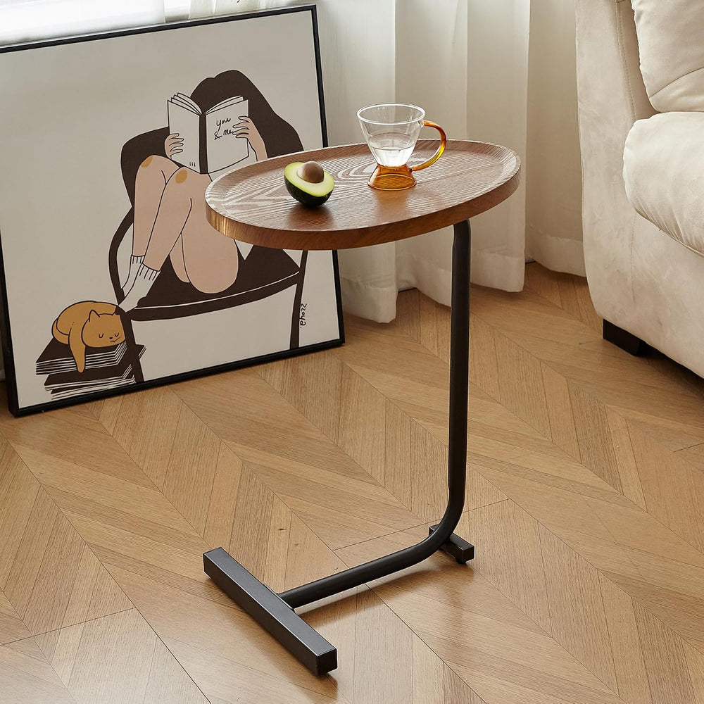 2PCS C Shaped Side Table Sofa Table, Small End Tables for Living Room,Modern ...