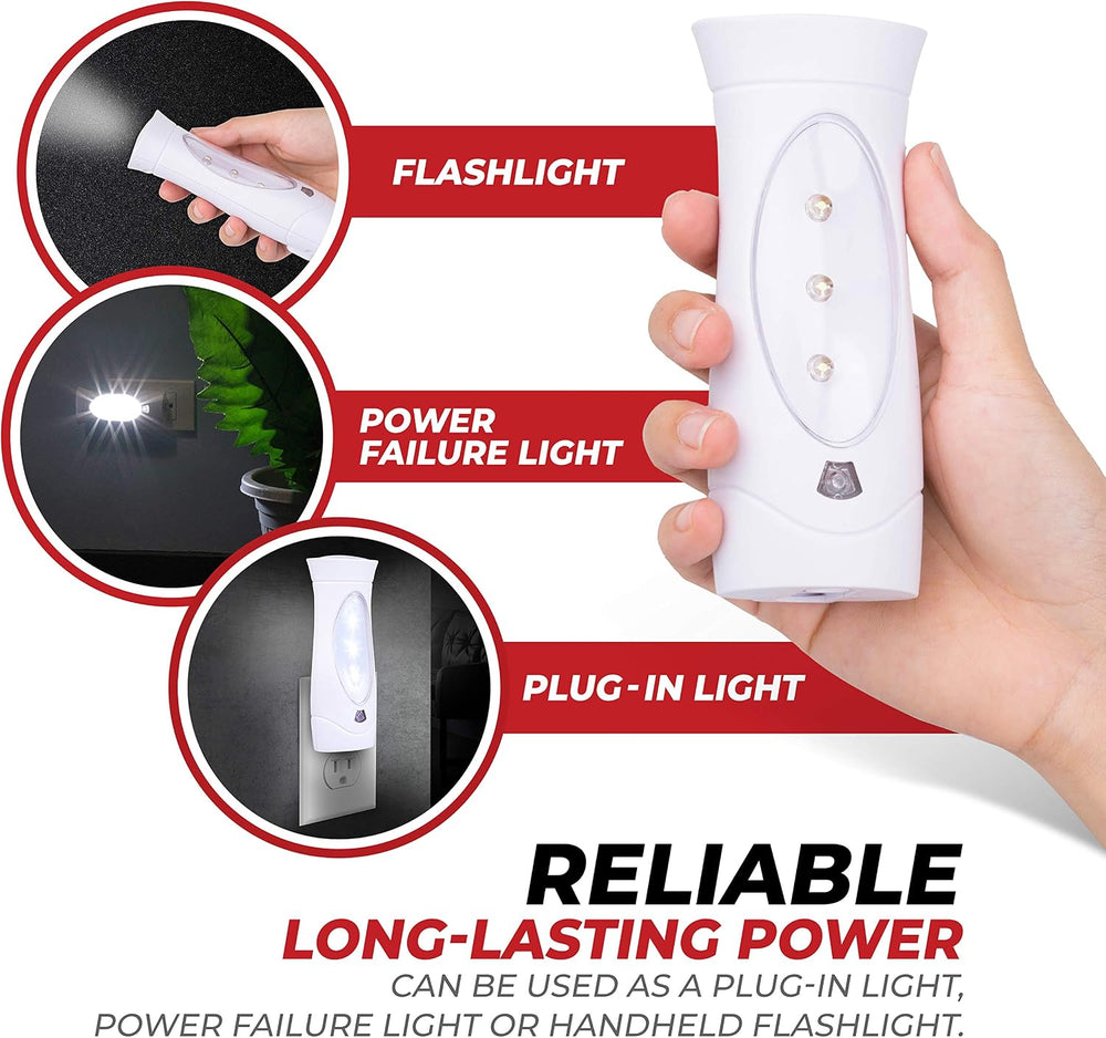 Amertac Amerelle LED Power Failure Light - A Backup Plug-In Emergency Prepare...