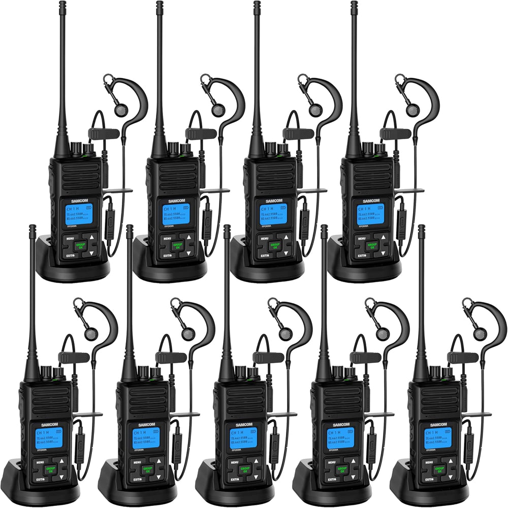 2 Way Radio Walkie Talkie Long Range Handheld Radios Two Way,9 Packs