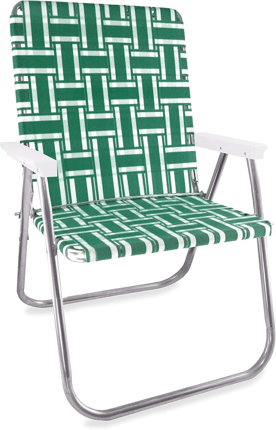 Lawn Chair USA Folding Aluminum Outdoor Patio Lawn Chair | Heavy-Duty Webbed ...