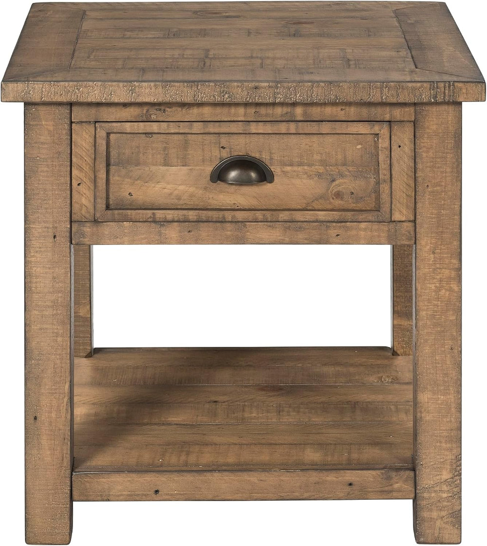 Martin Svensson Home Monterey Solid Wood End Table, Reclaimed Natural