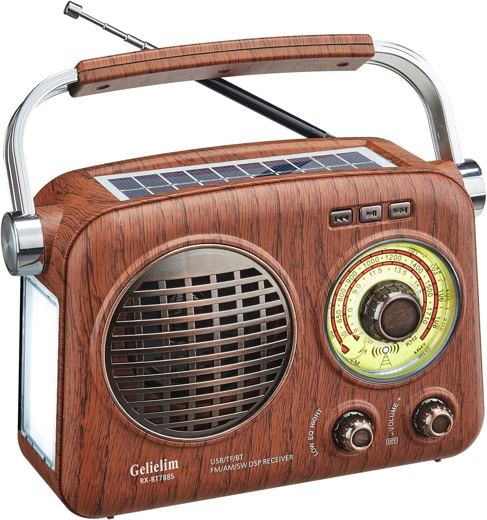 Gelielim AM FM Radio Portable - Shortwave Radio Rechargeable Battery Powered,...